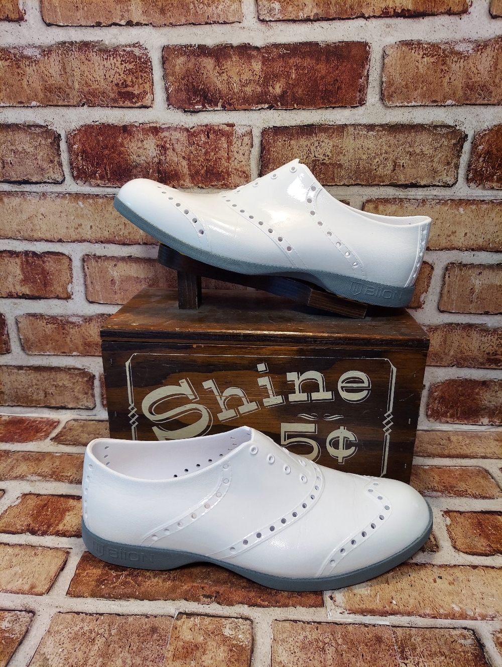 Pre-owned Biion Classic Spikeless Golf Shoes
